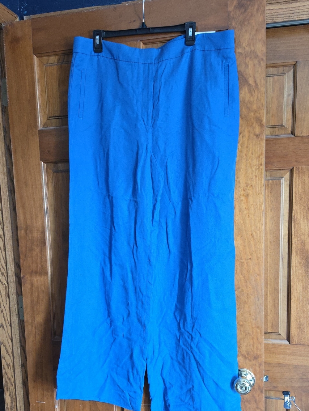 Ann Taylor Bright Blue Wide Leg Pants